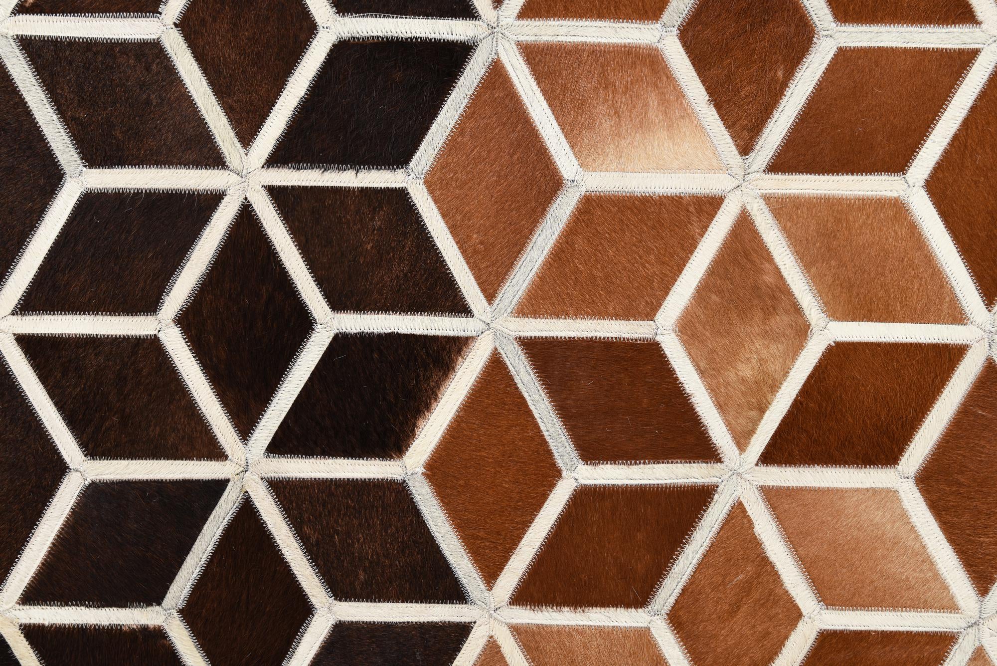 5' 2 x 7' 10 Cowhide Rug