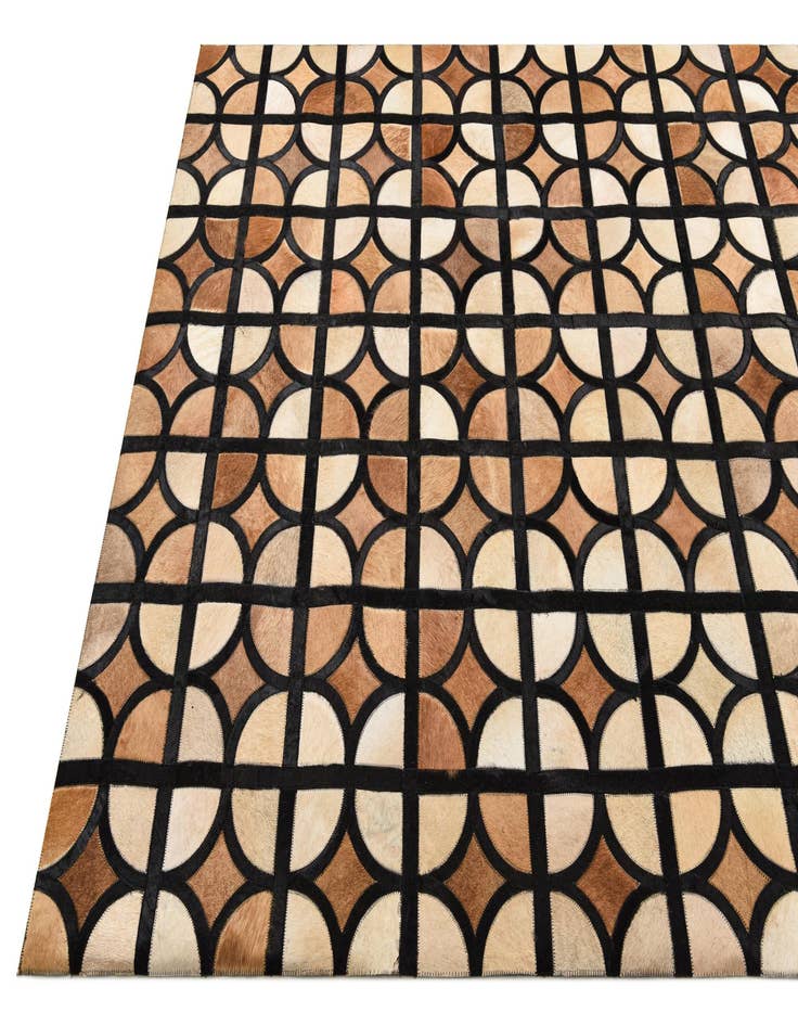 Detail image of 5' x 7' 10 Cowhide Rug