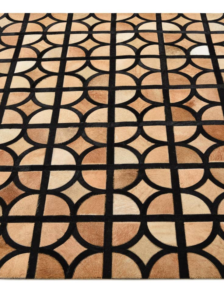 Detail image of 5' x 7' 10 Cowhide Rug