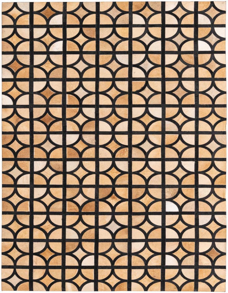 Detail image of 5' x 7' 10 Cowhide Rug