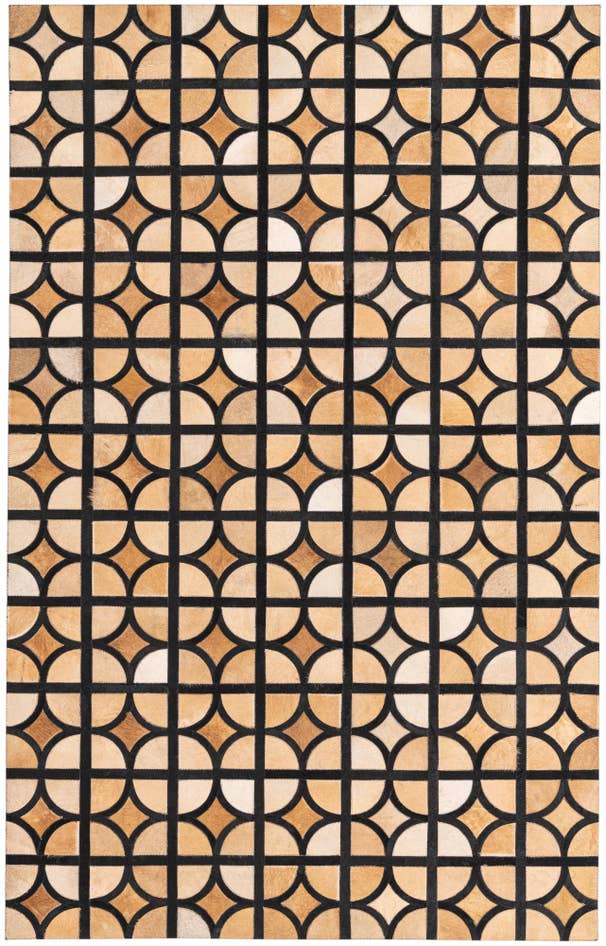 Detail image of 5' x 7' 10 Cowhide Rug