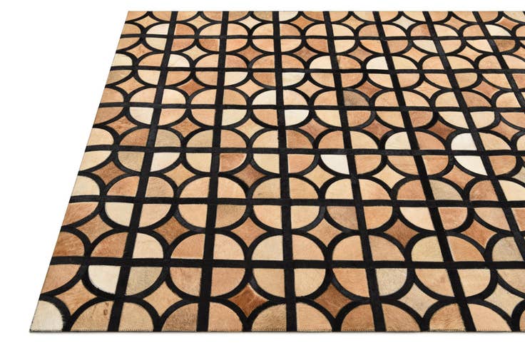 Detail image of 5' x 7' 9 Cowhide Rug