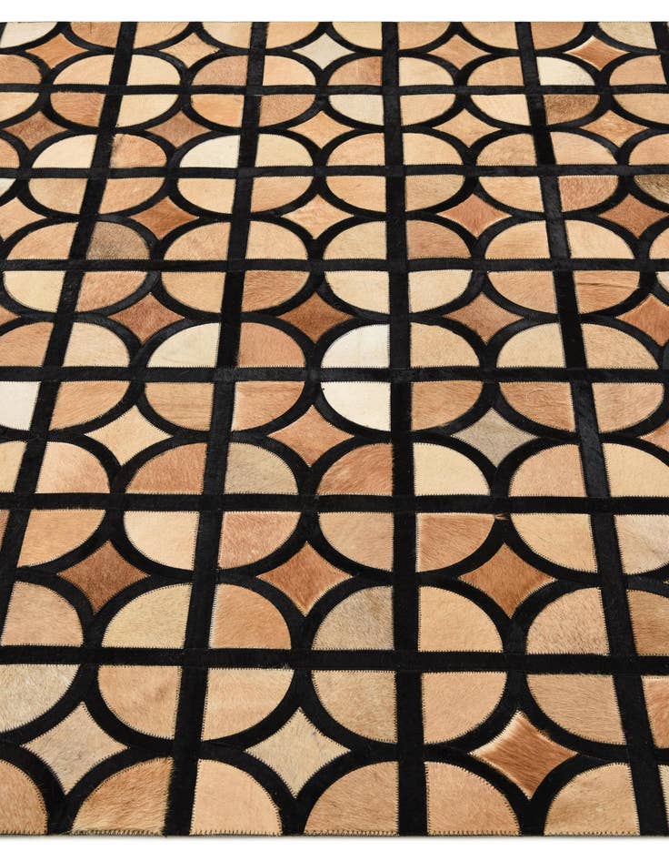 Detail image of 5' x 7' 9 Cowhide Rug