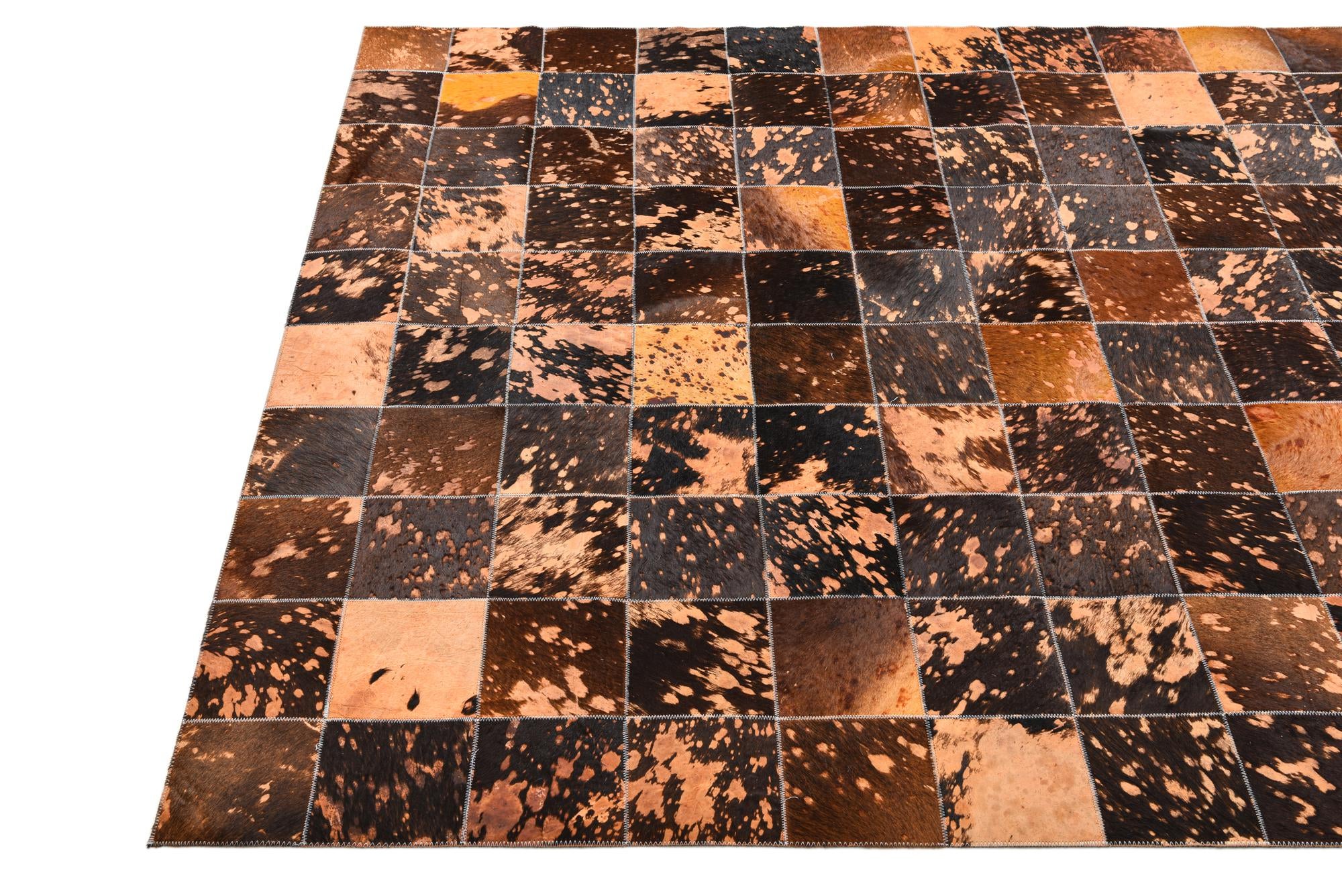 4' 10 x 7' 9 Cowhide Rug