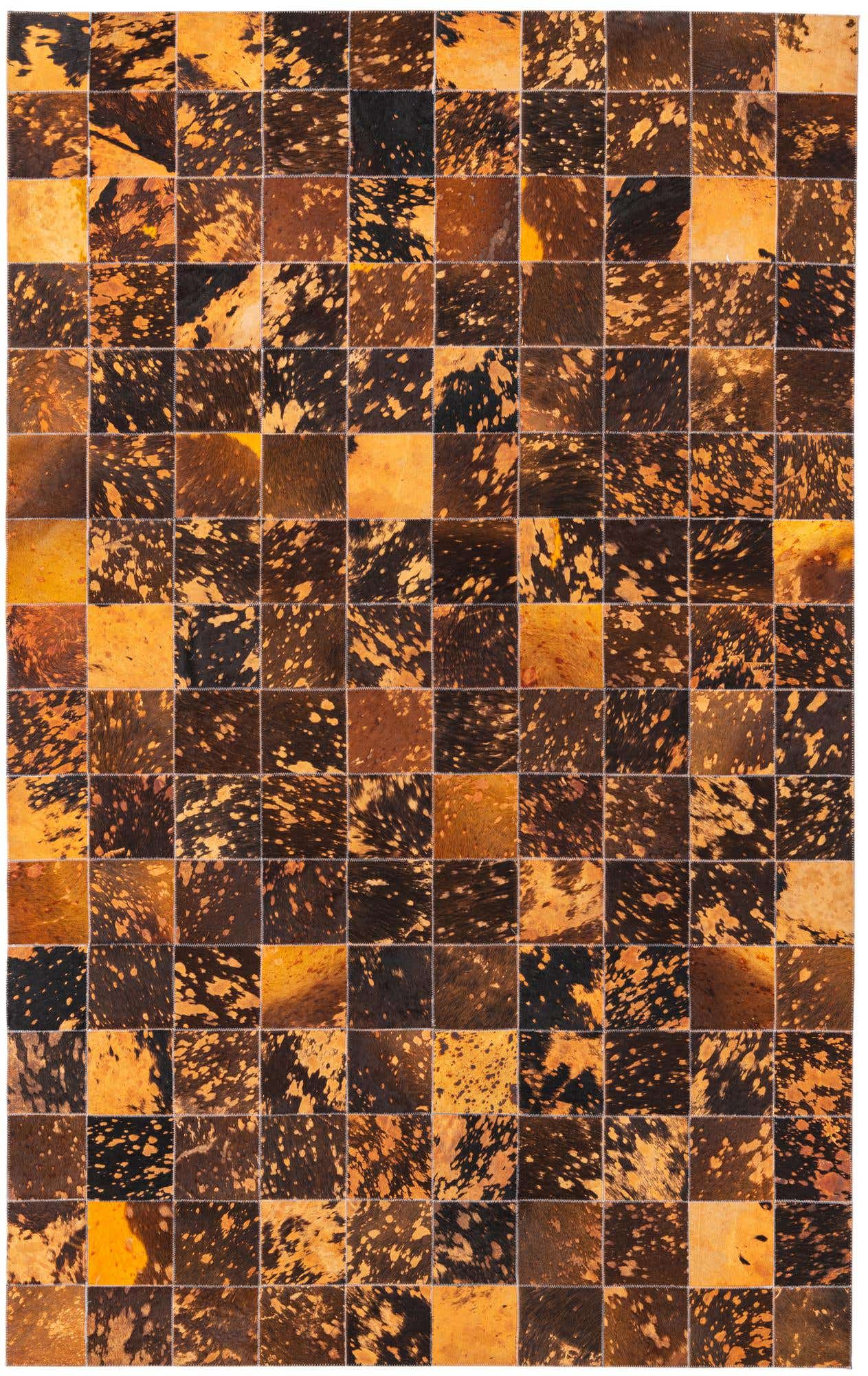 4' 10 x 7' 9 Cowhide Rug