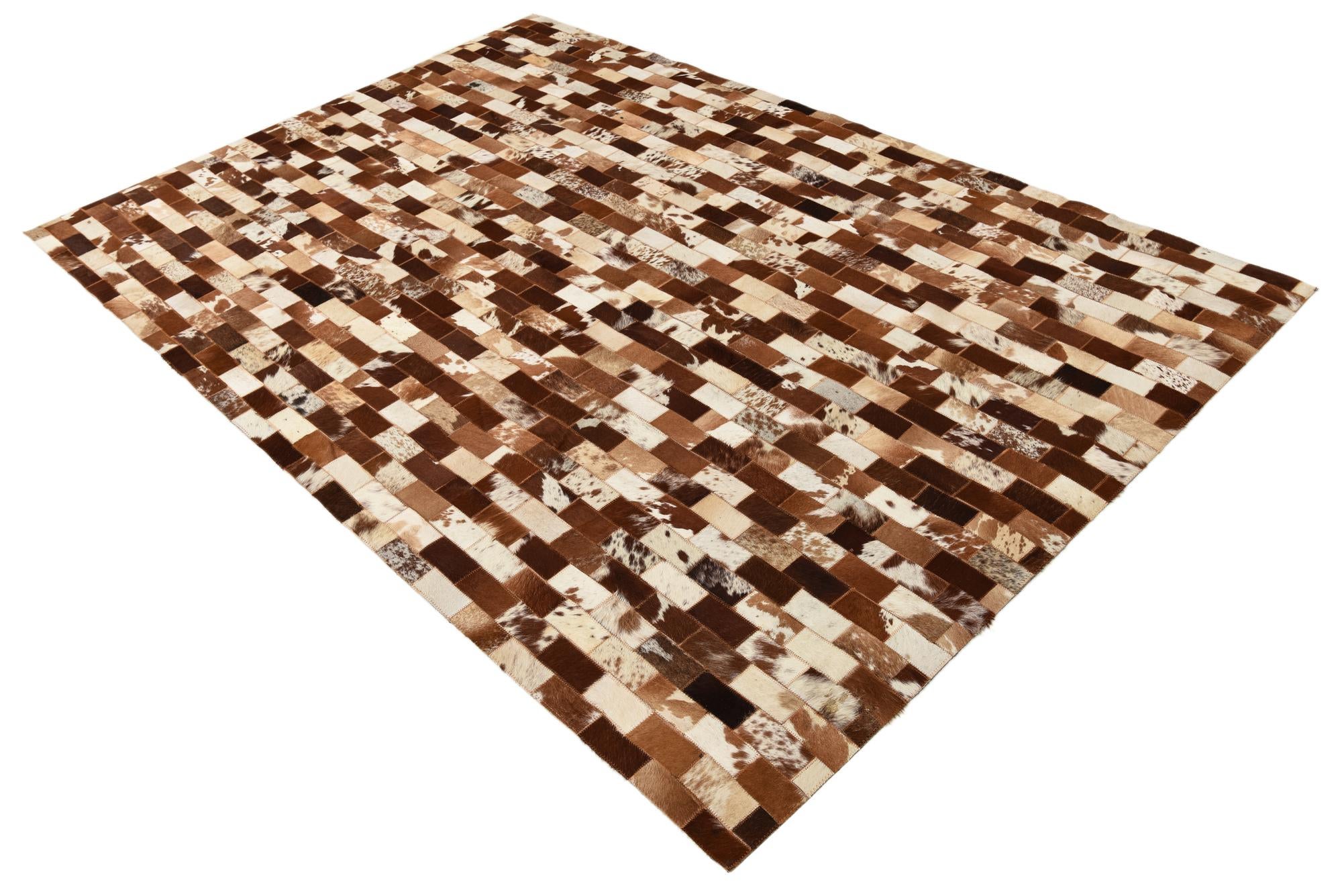 5' 3 x 7' 10 Cowhide Rug