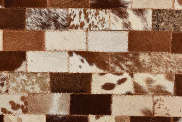 5' 3 x 7' 10 Cowhide Rug