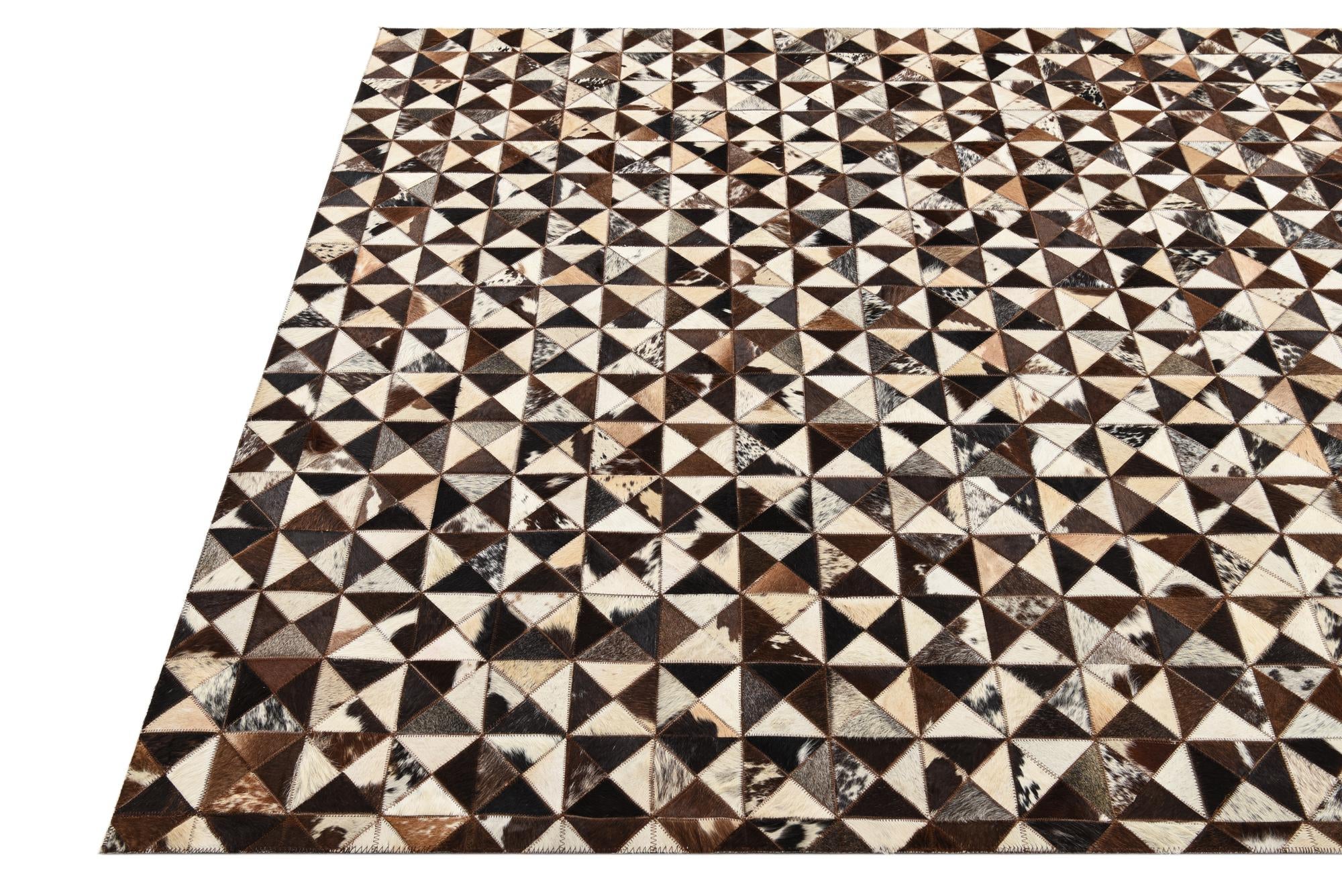 5' 4 x 7' 7 Cowhide Rug