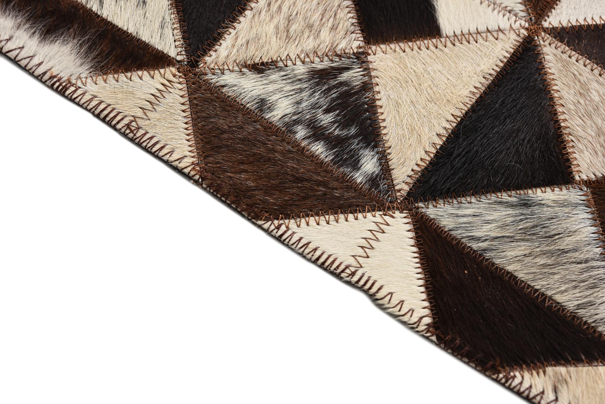 5' 4 x 7' 7 Cowhide Rug
