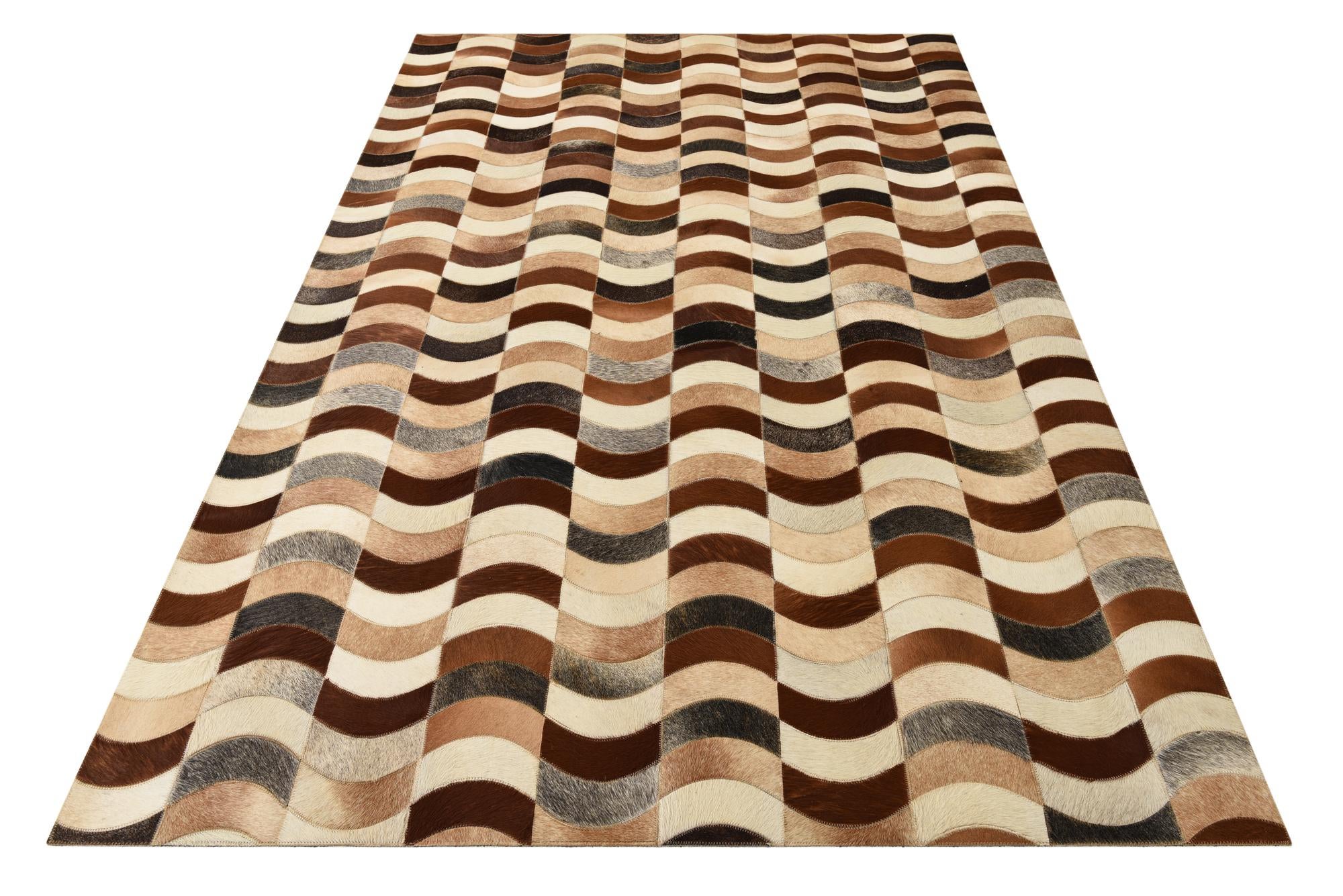 5' x 7' 8 Cowhide Rug