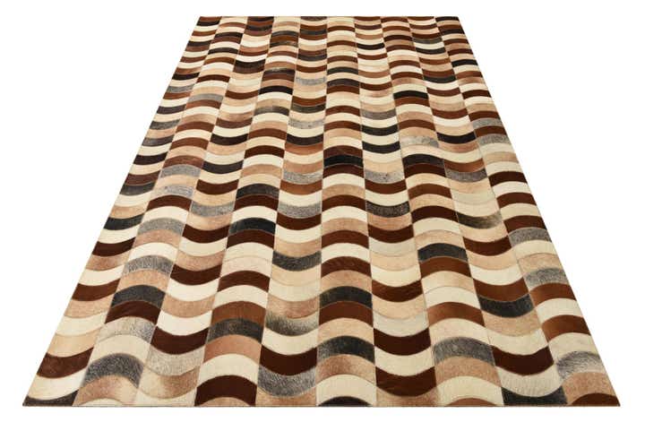 5' x 7' 8 Cowhide Rug