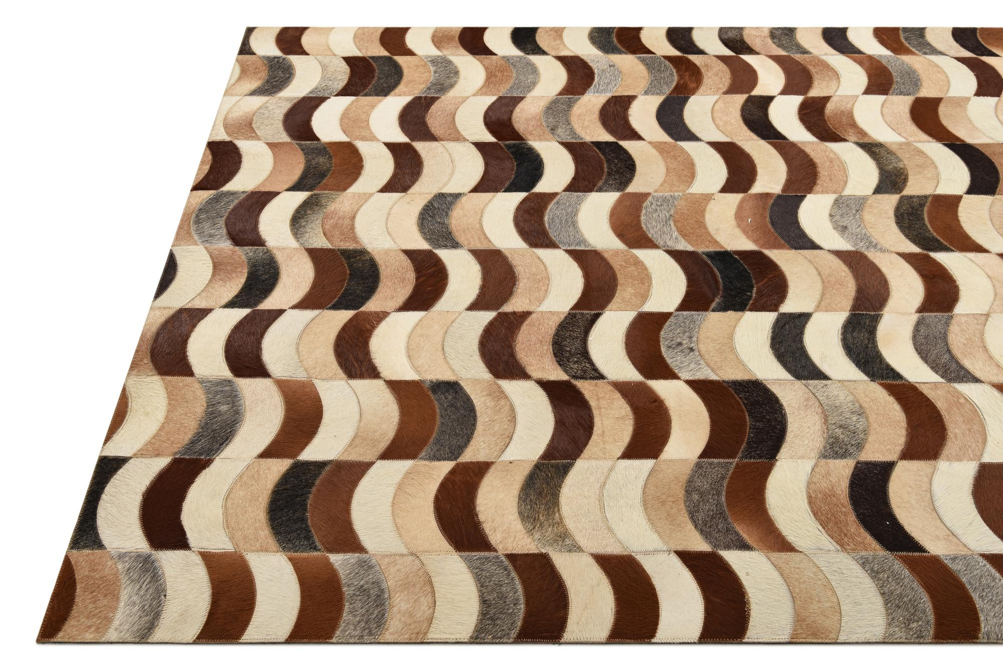 5' x 7' 8 Cowhide Rug