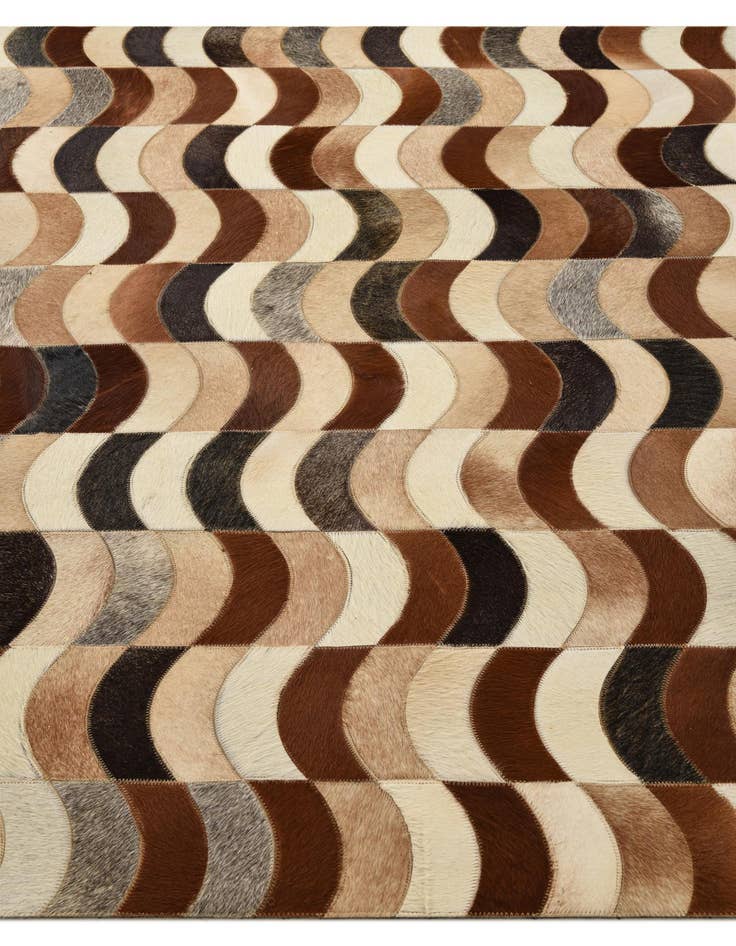 Detail image of 5' x 7' 8 Cowhide Rug