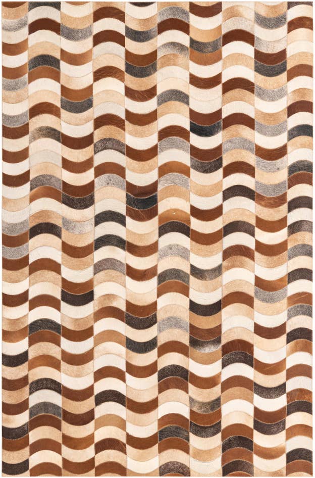 Detail image of 5' x 7' 8 Cowhide Rug