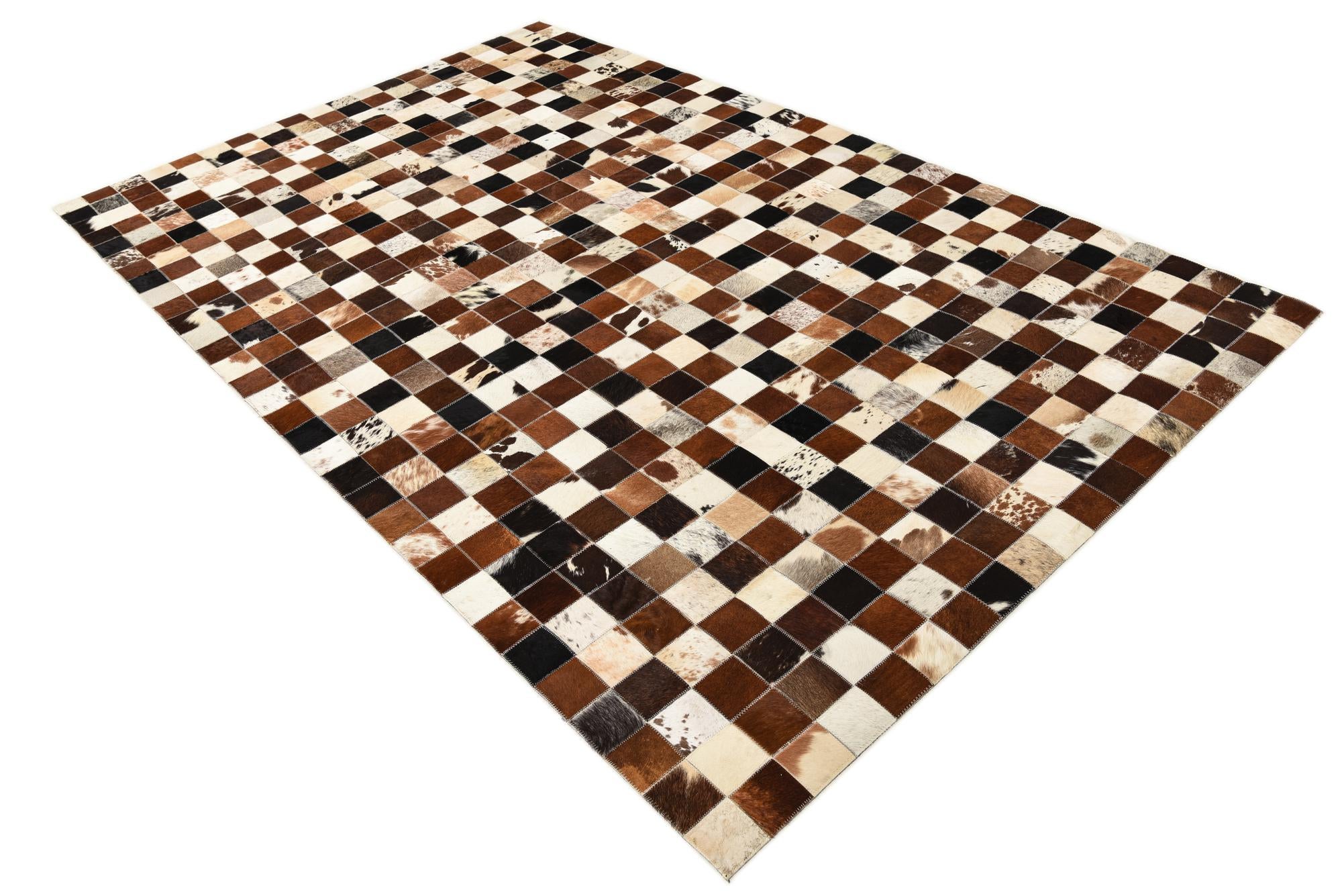 5' x 7' 10 Cowhide Rug