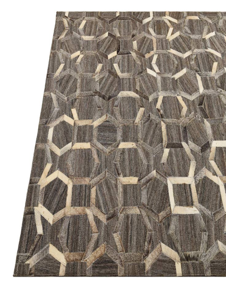 Detail image of 5' x 7' 9 Cowhide Rug