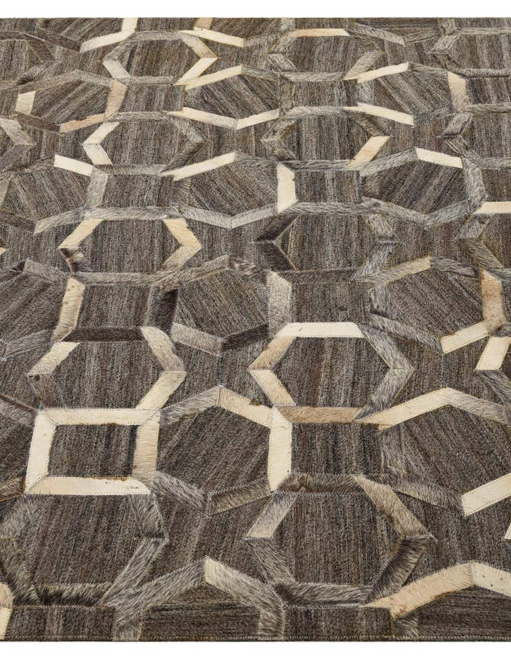Detail image of 5' x 7' 9 Cowhide Rug