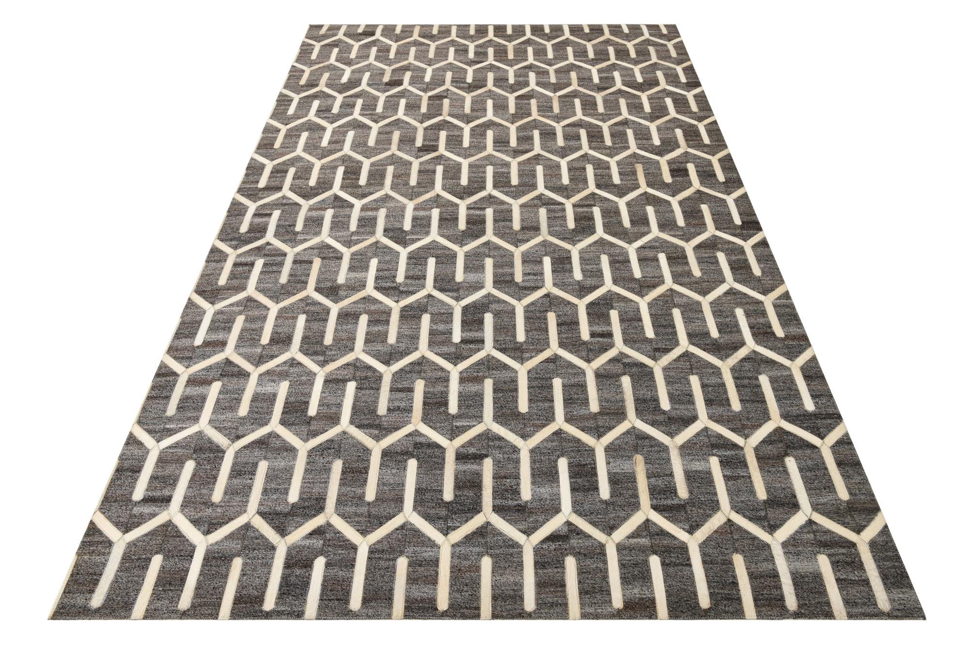 5' x 8' 1 Cowhide Rug