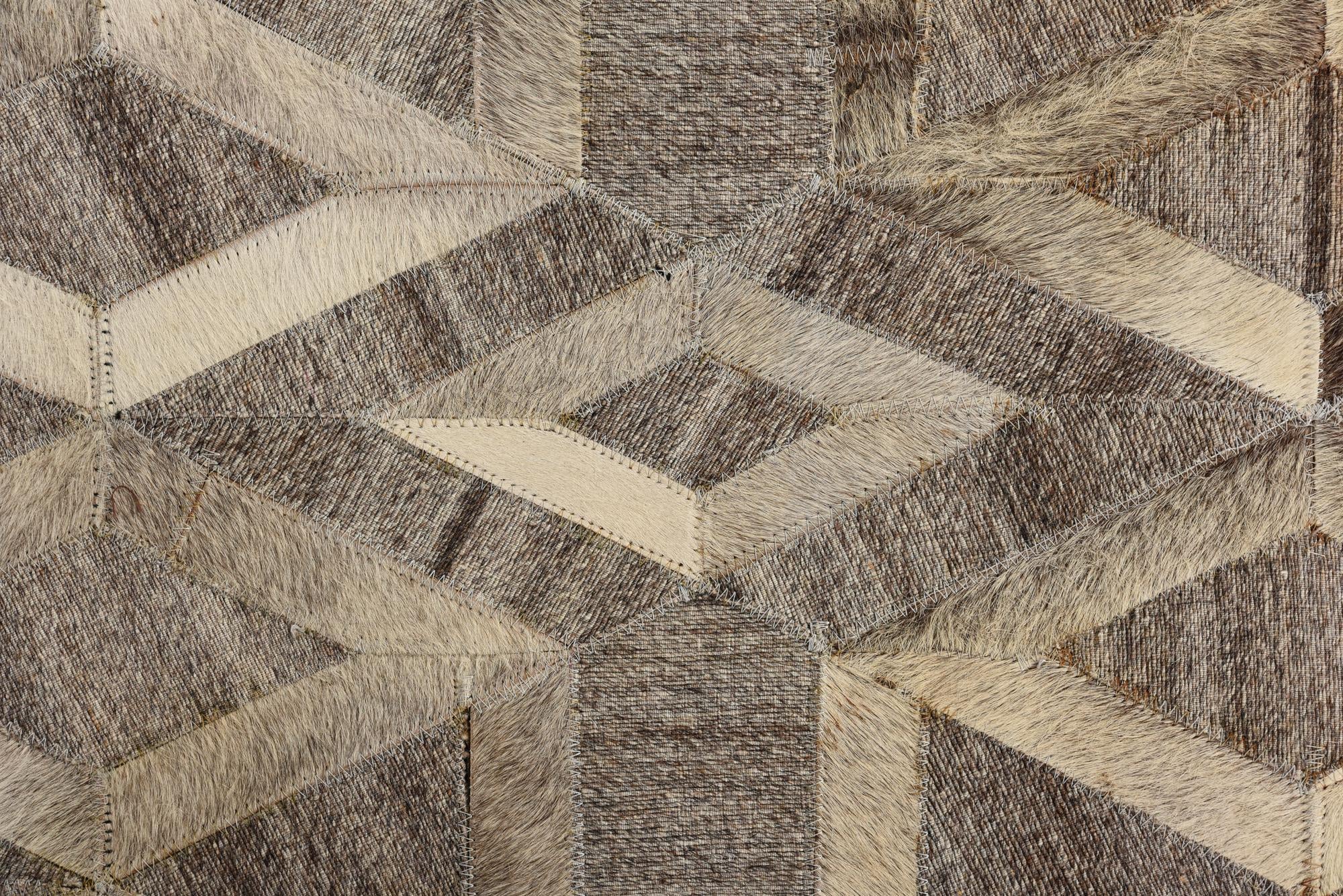 5' 1 x 7' 10 Cowhide Rug