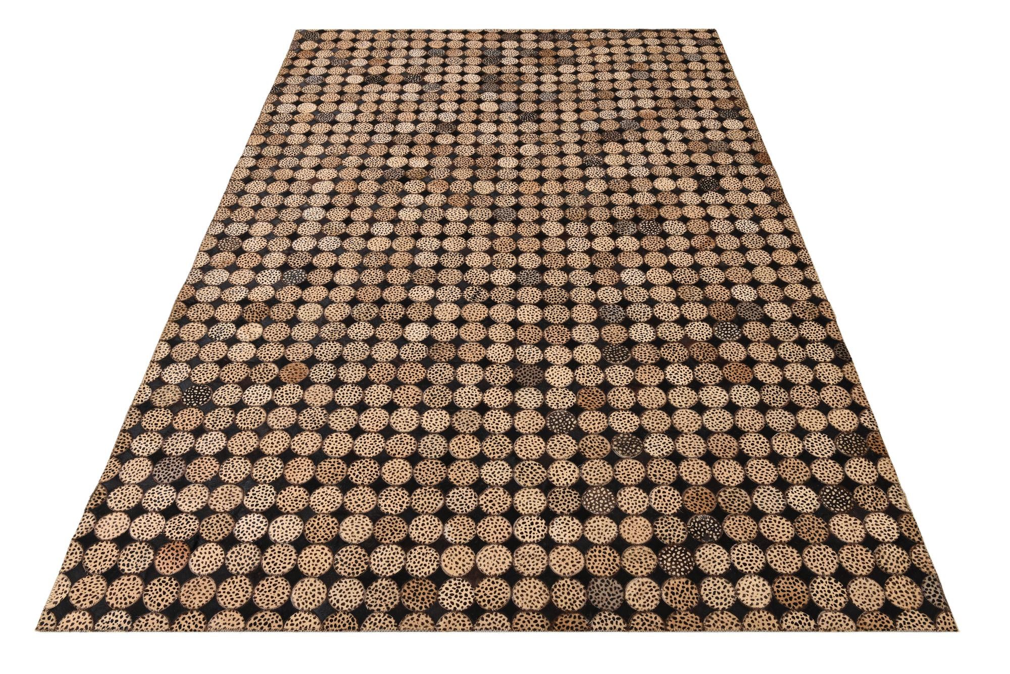 5' 1 x 7' 6 Cowhide Rug