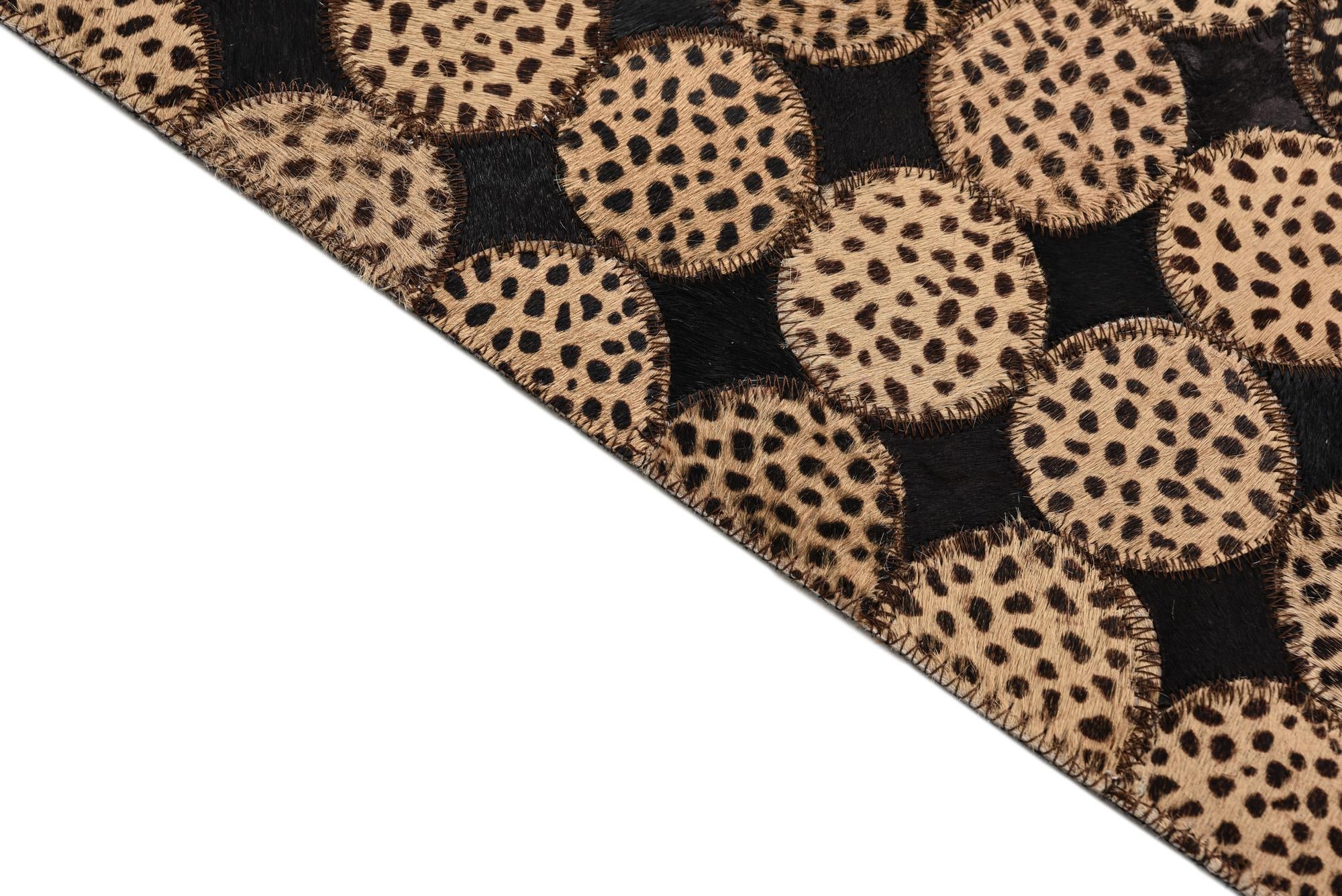 5' 1 x 7' 6 Cowhide Rug