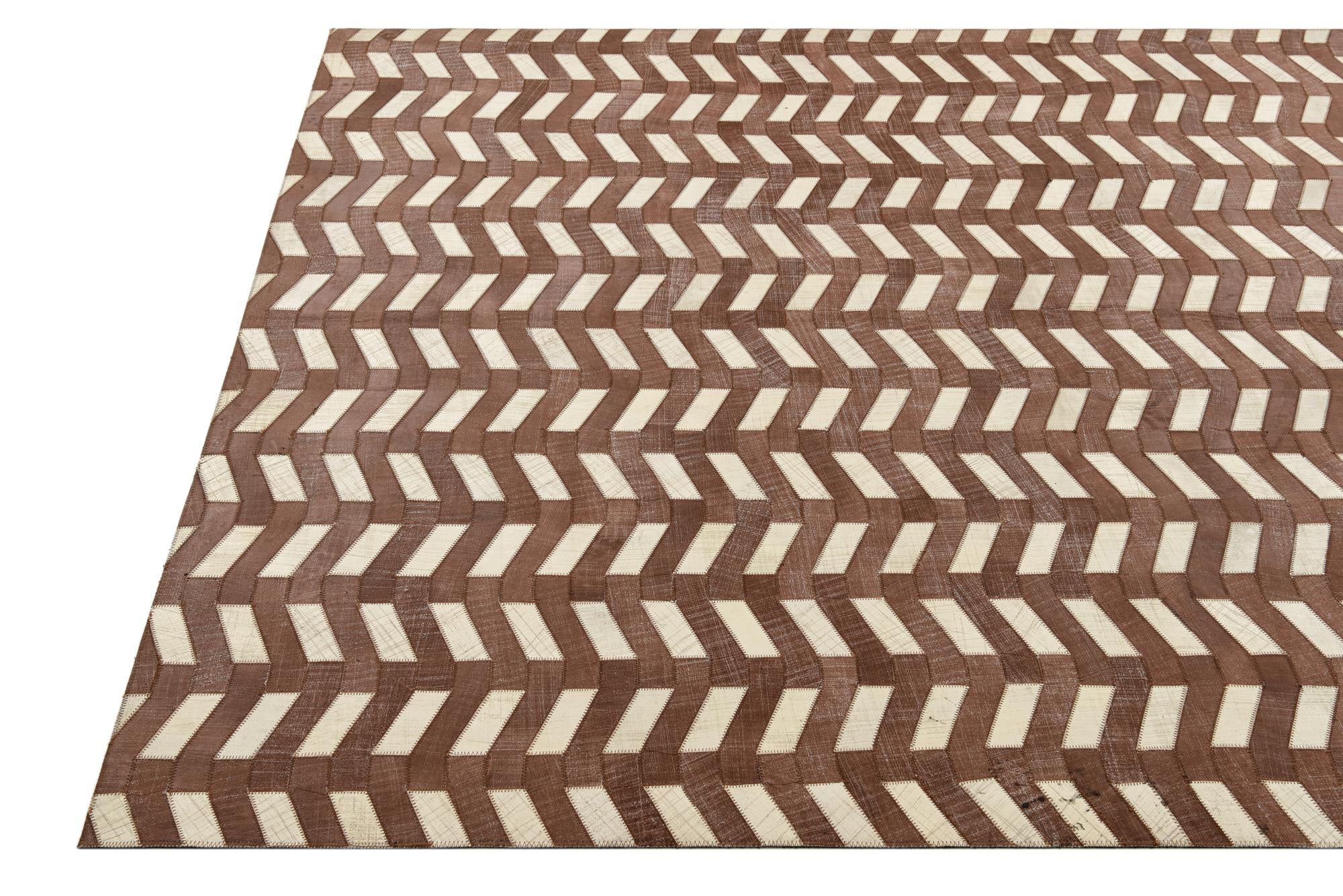 5' x 7' 10 Cowhide Rug