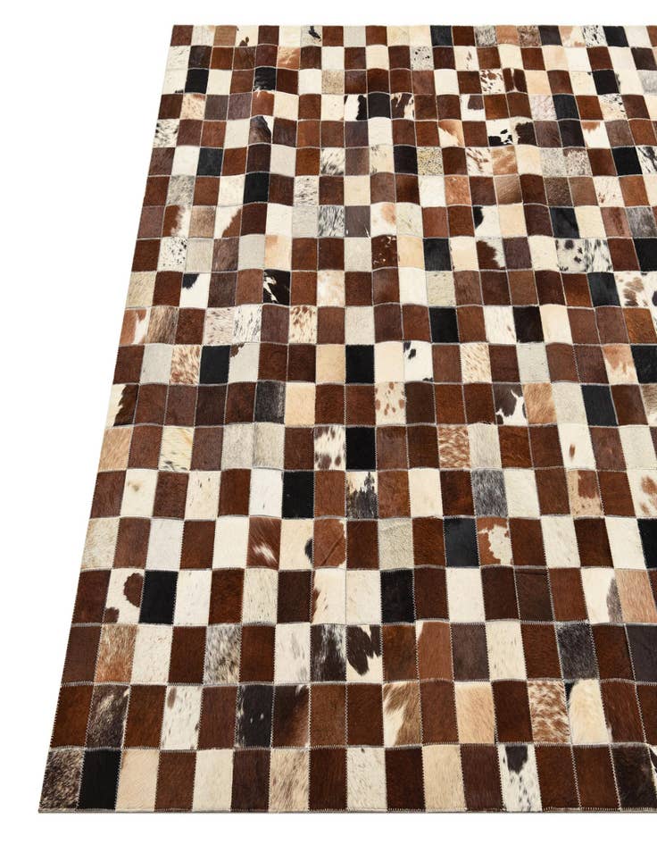Detail image of 5' x 7' 10 Cowhide Rug