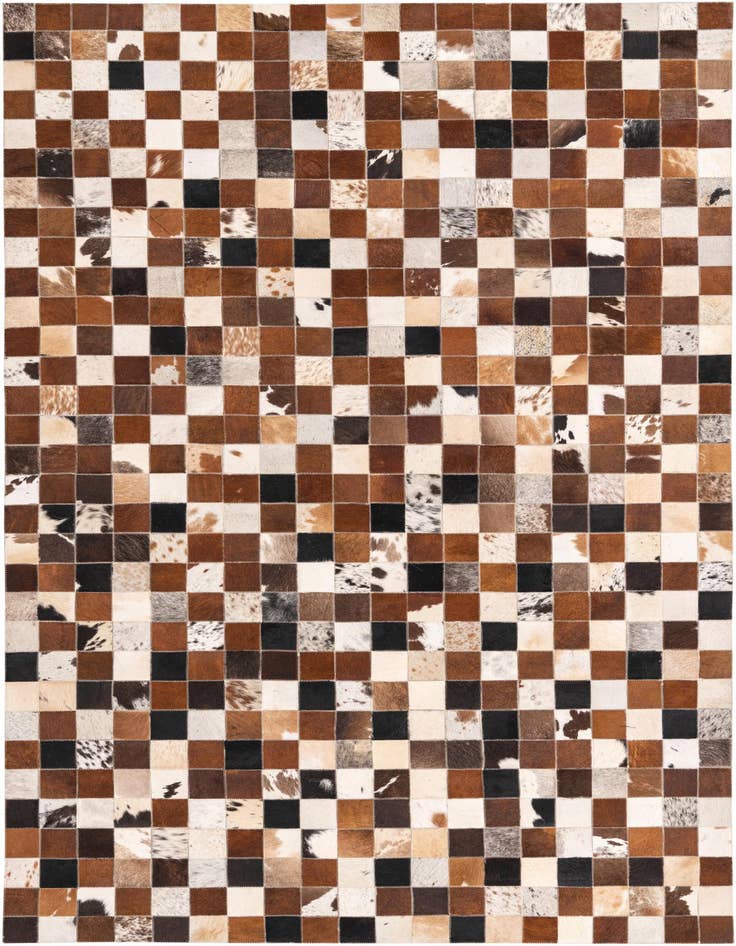 Detail image of 5' x 7' 10 Cowhide Rug