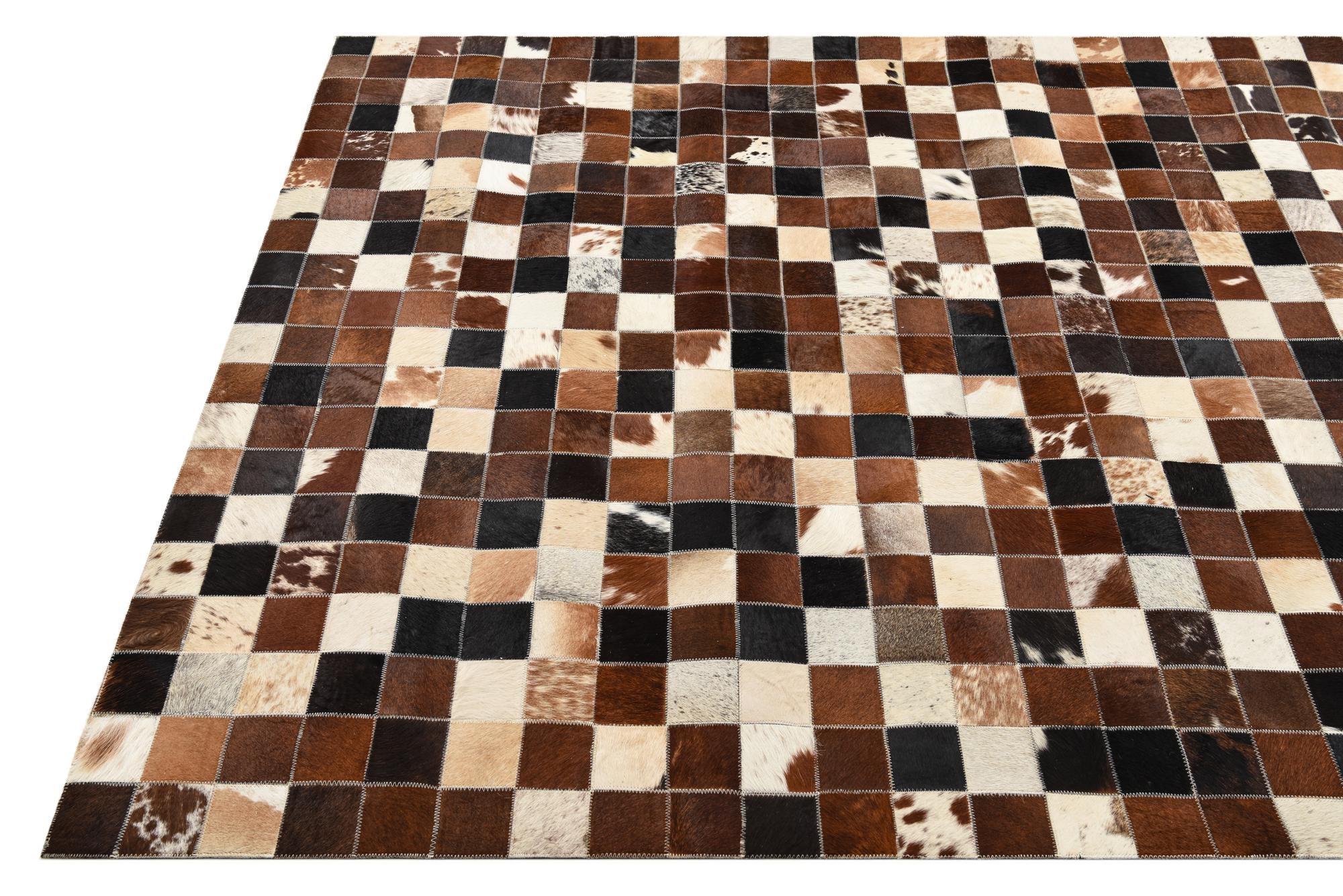 5' x 7' 10 Cowhide Rug