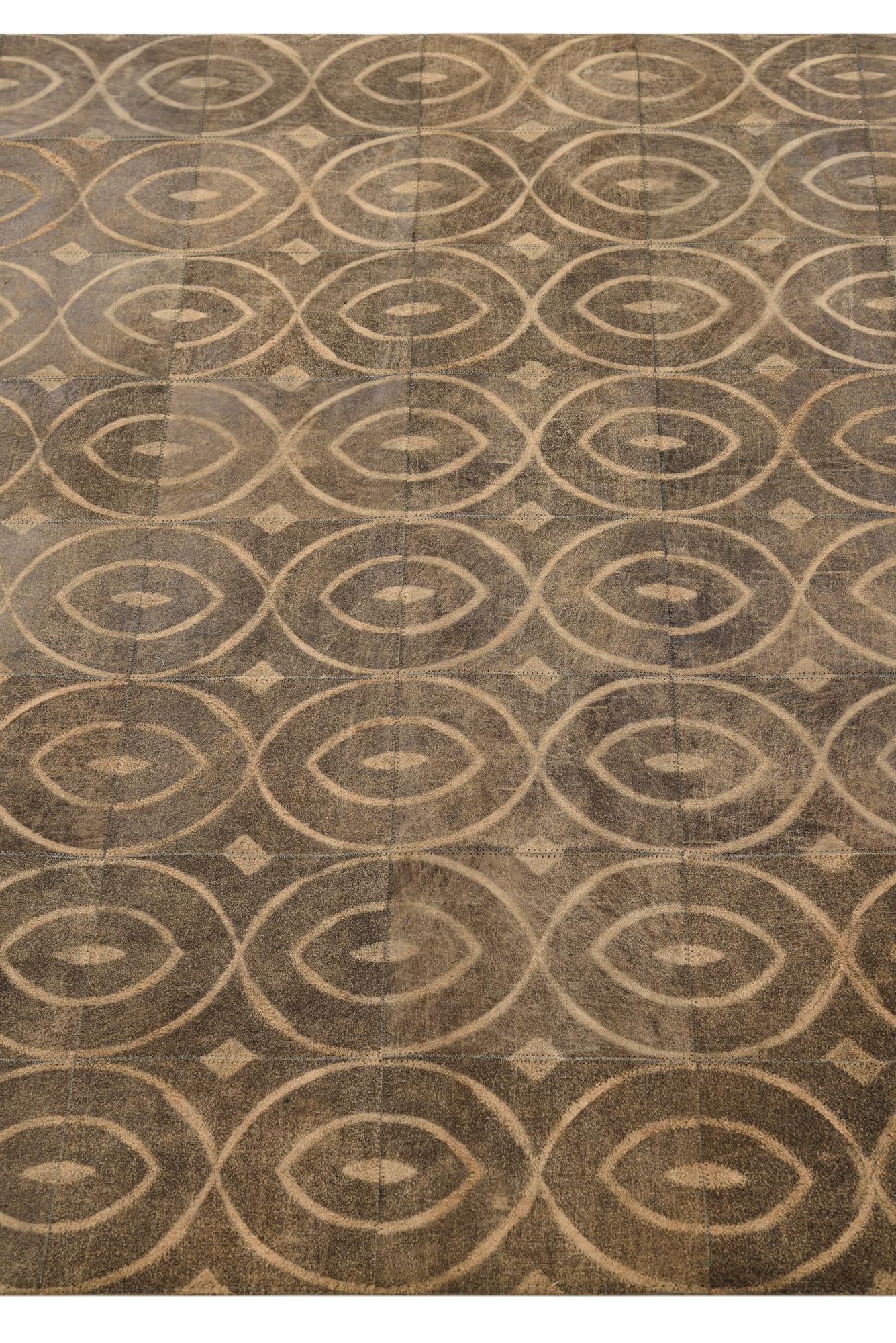 4' x 5' 10 Cowhide Rug