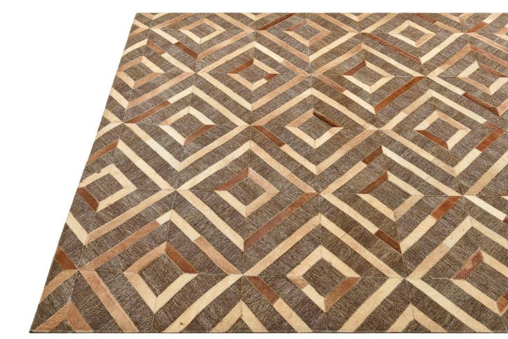 Detail image of 4' 10 x 7' 9 Cowhide Rug