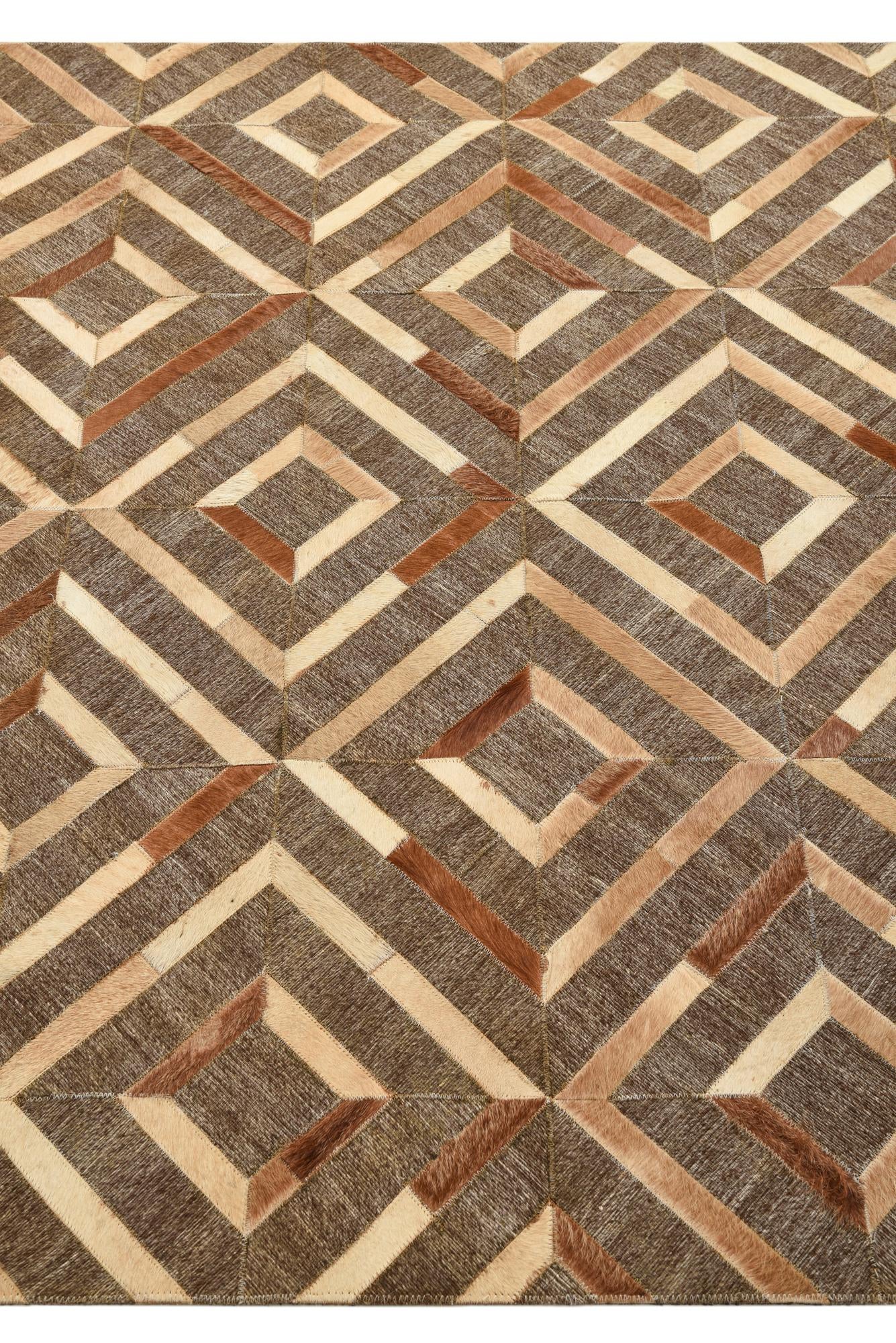 4' 10 x 7' 9 Cowhide Rug