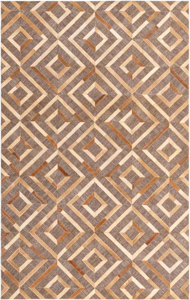 4' 10 x 7' 9 Cowhide Rug