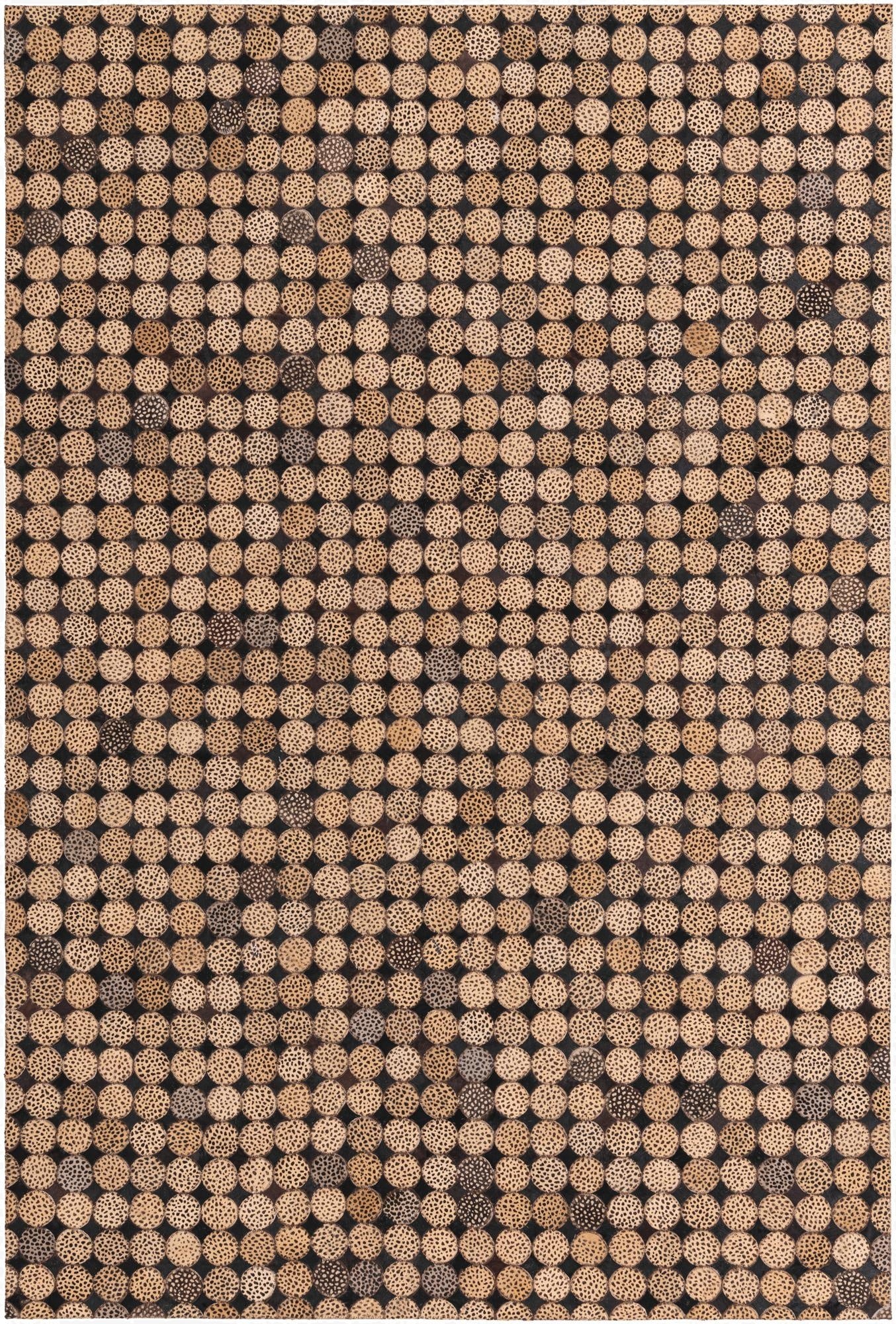 5' 1 x 7' 6 Cowhide Rug