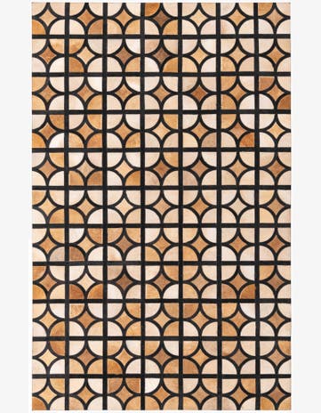 5' x 7' 10 Cowhide Rug