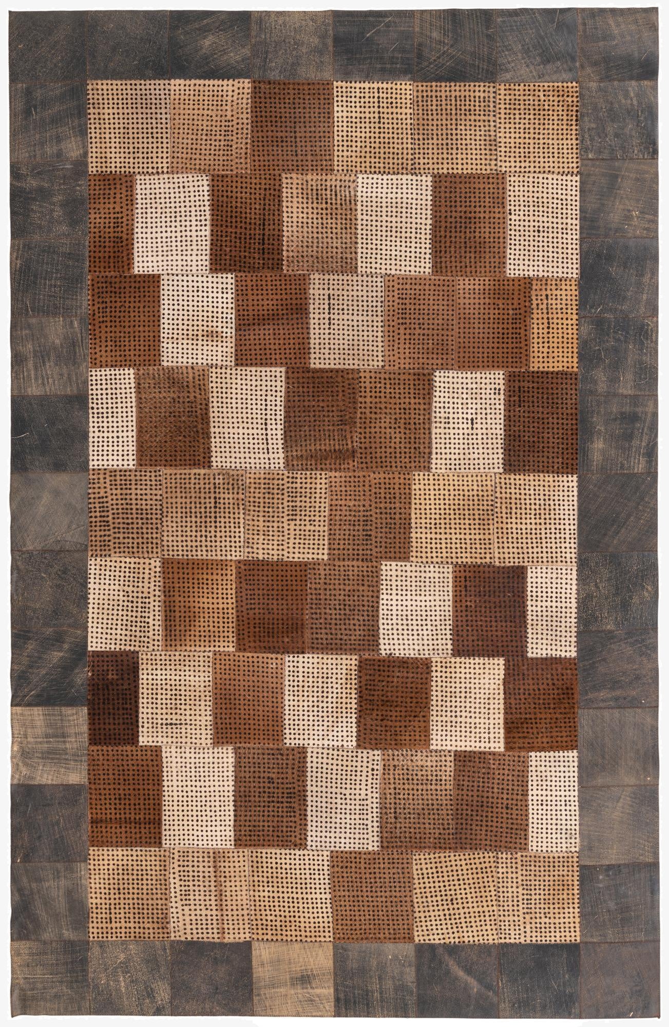 5' 3 x 8' 5 Cowhide Rug