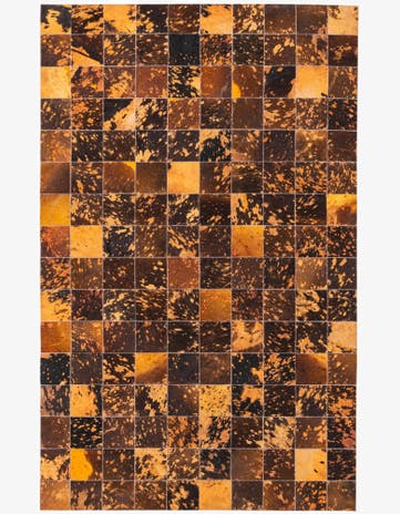 4' 10 x 7' 9 Cowhide Rug