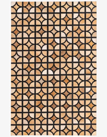 5' x 7' 9 Cowhide Rug