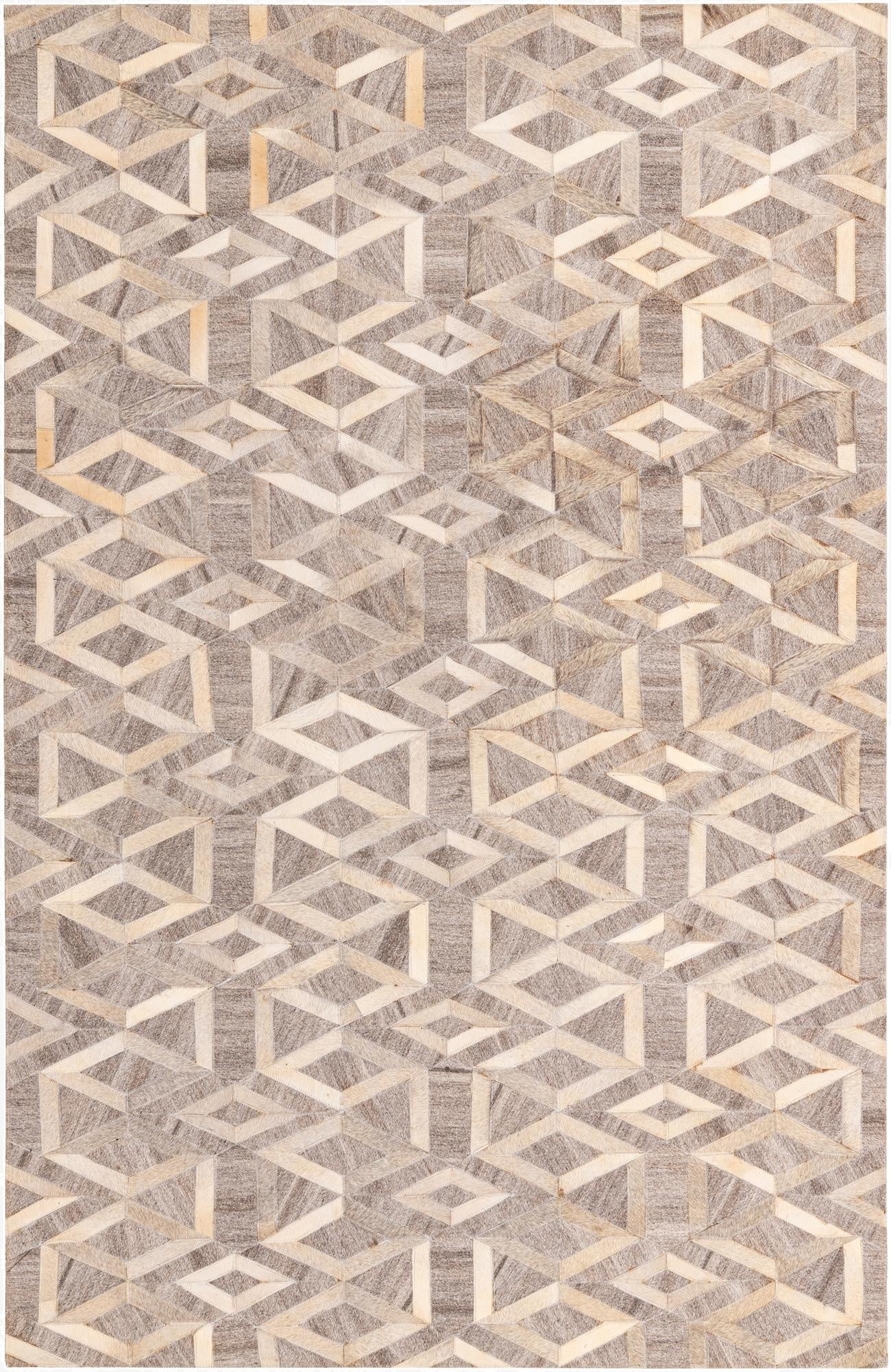 5' 1 x 7' 10 Cowhide Rug