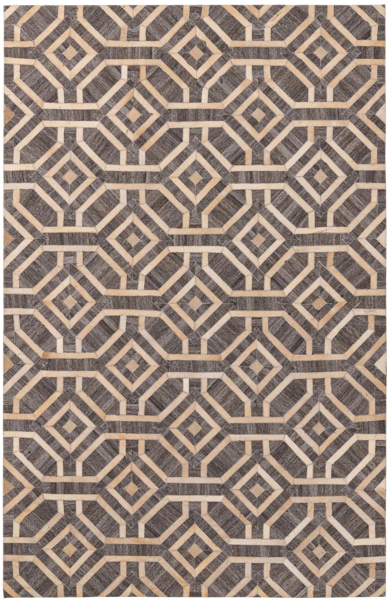 5' x 7' 8 Cowhide Rug