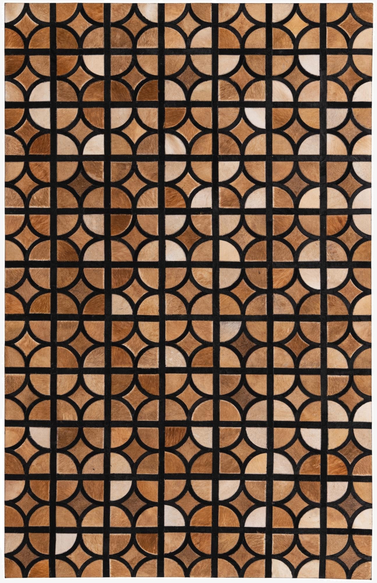 5' x 7' 10 Cowhide Rug