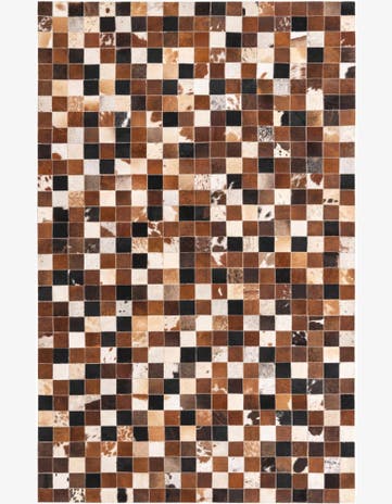 5' x 7' 10 Cowhide Rug