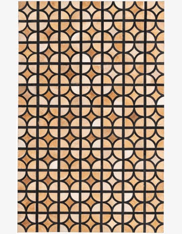 5' x 7' 10 Cowhide Rug