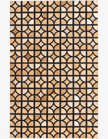 5' x 7' 10 Cowhide Rug