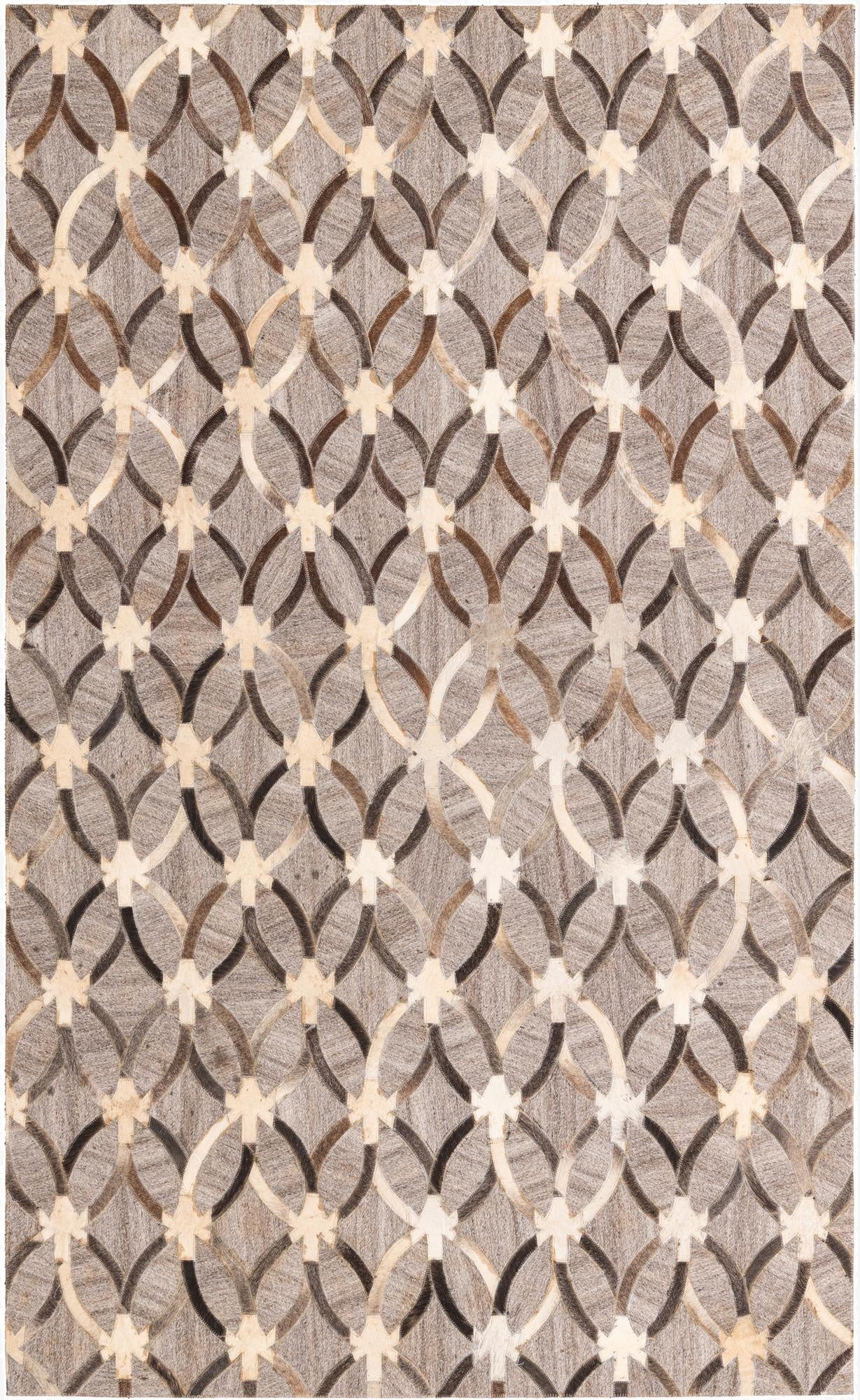 5' x 8' 1 Cowhide Rug