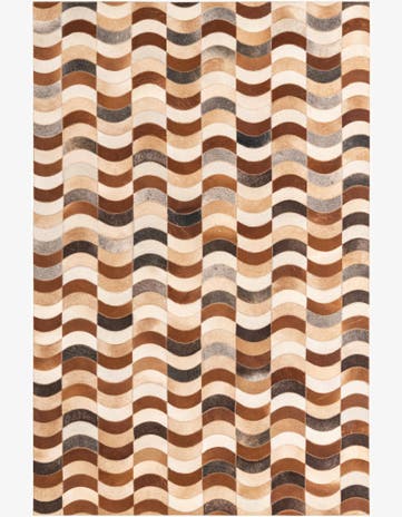 5' x 7' 8 Cowhide Rug