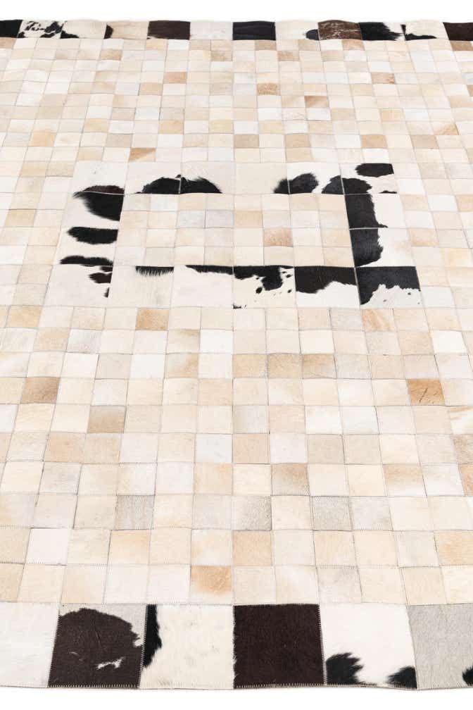 8' x 9' 10 Cowhide Stocks Rug