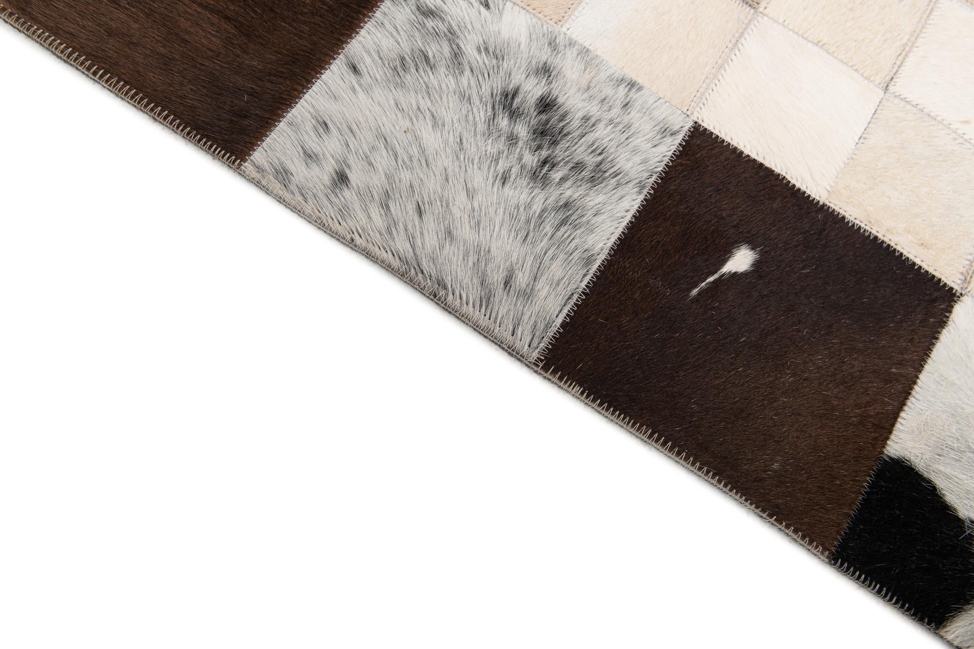 8' x 9' 10 Cowhide Stocks Rug