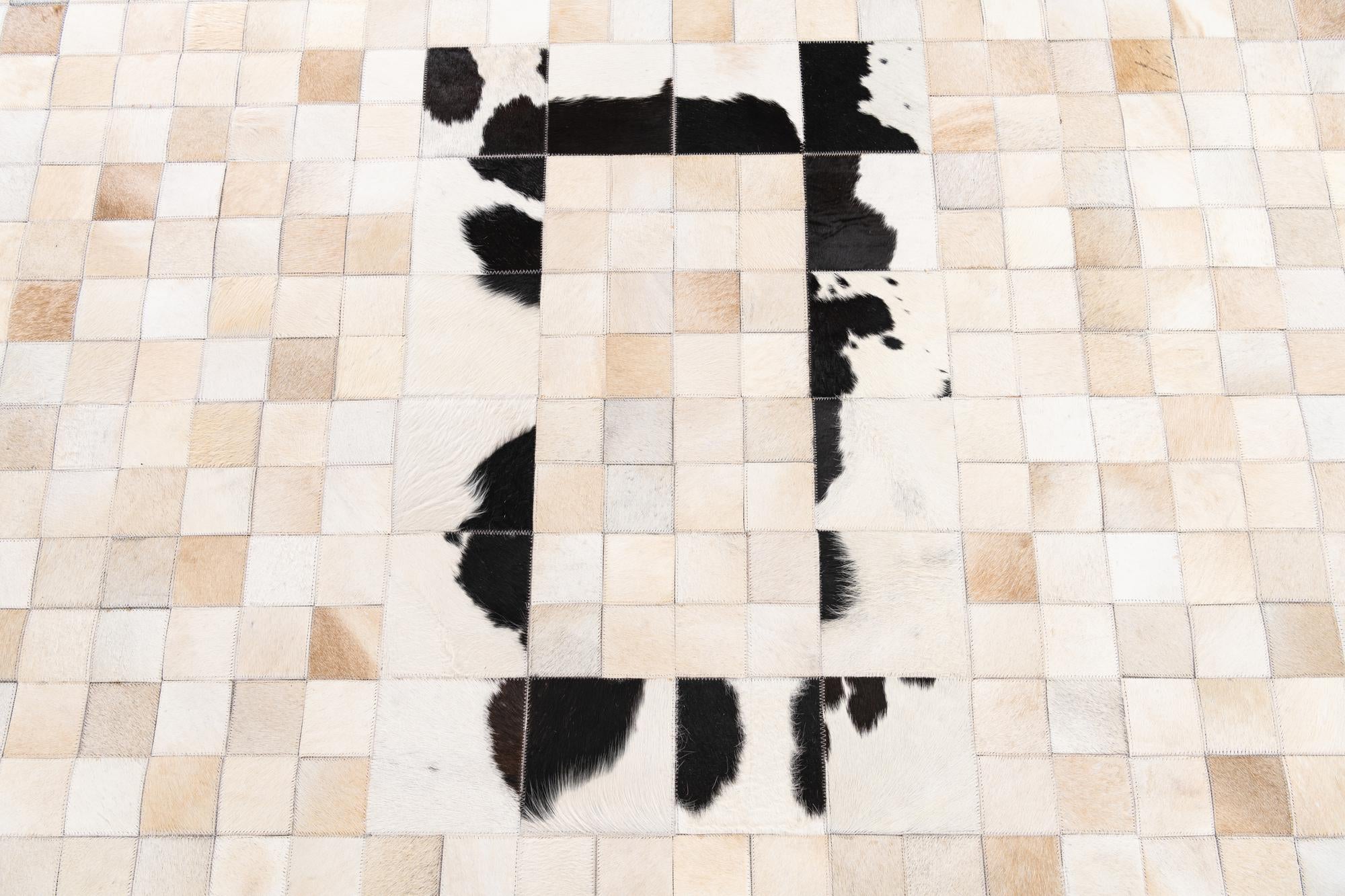 8' x 9' 10 Cowhide Stocks Rug