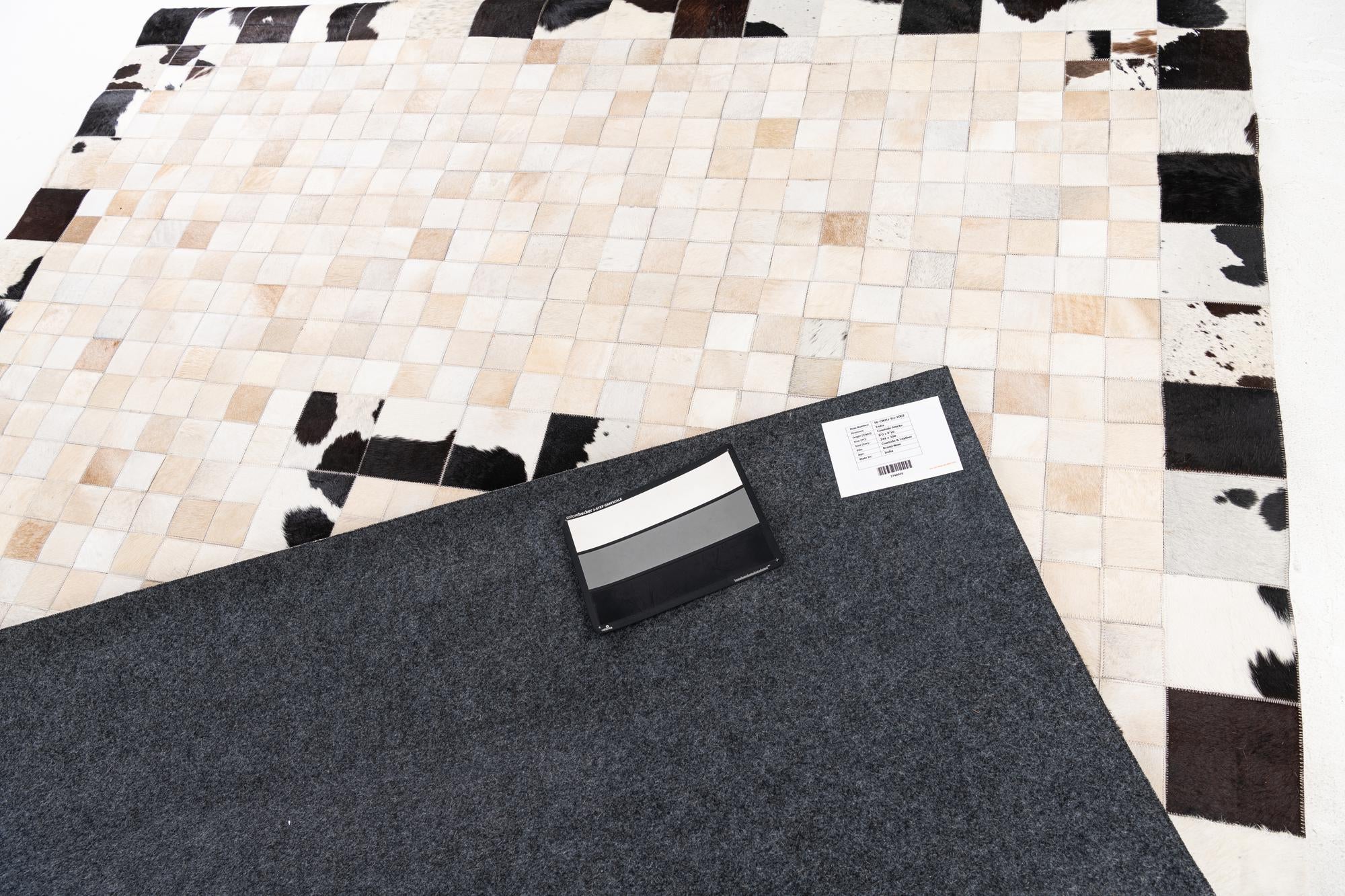 8' x 9' 10 Cowhide Stocks Rug